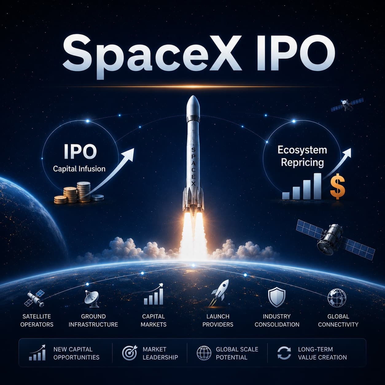 SpaceX IPO: A New Valuation Benchmark for the Satellite Ecosystem