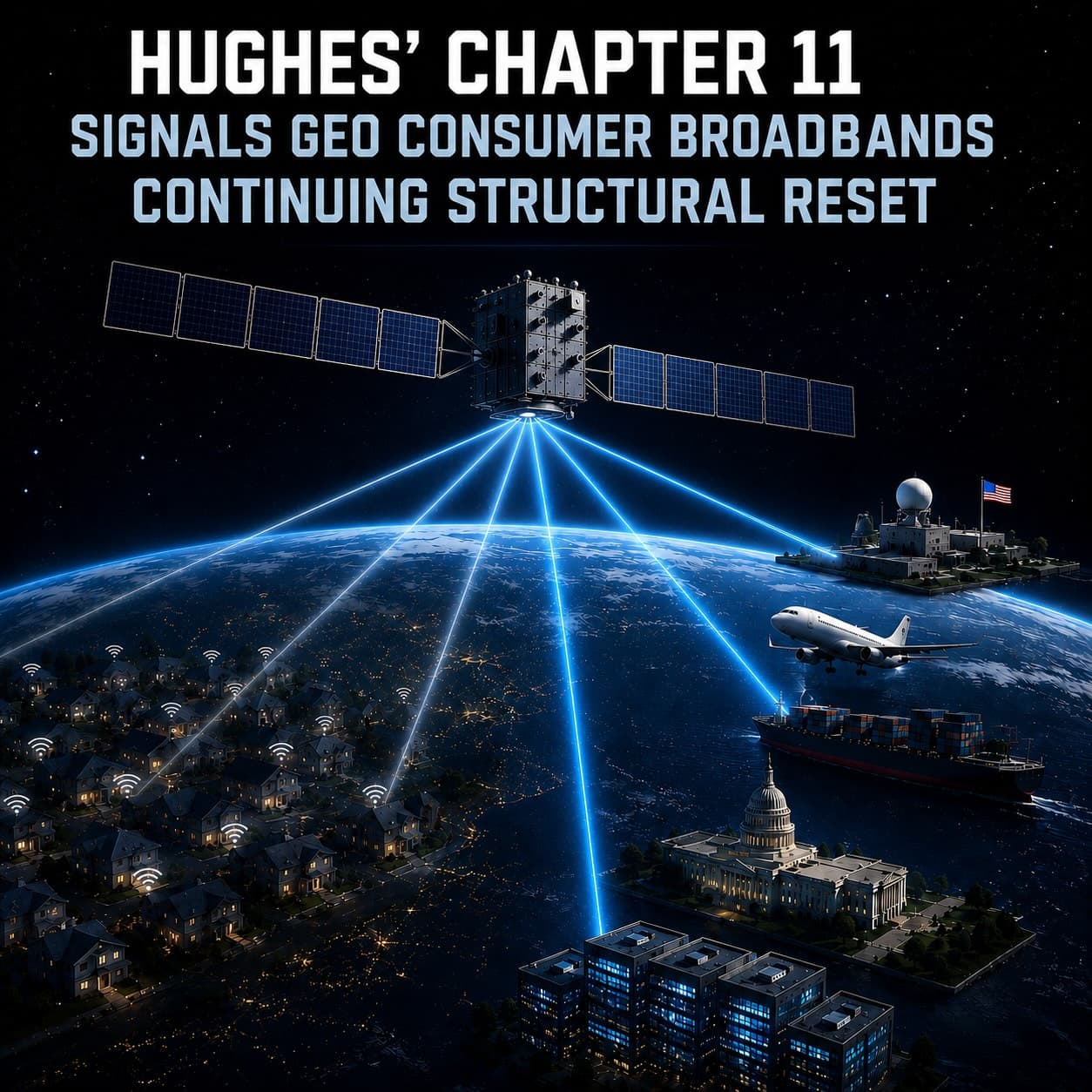 Hughes’ Chapter 11 Signals GEO Consumer Broadbands Continuing Structural Reset